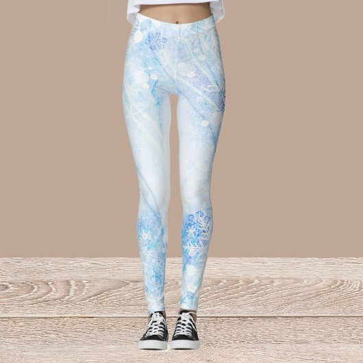 Winterschneeflocken Leggings