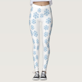 Winterschneeflocken-Leggings für Frauen Leggings