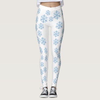 Winterschneeflocken-Leggings für Frauen Leggings