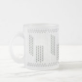 Winterschneeflocken Mattglastasse (Links)