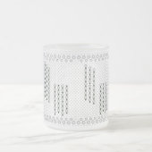 Winterschneeflocken Mattglastasse (Mittel)