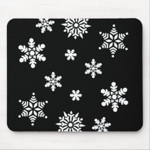 WINTERSCHNEEFLOCKEN MOUSEPAD