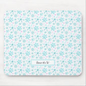 Winterschneeflocken Mousepad (Vorne)