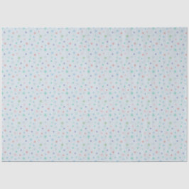 Winterschneeflocken Multicolor Retro Inspiriert Seidenpapier