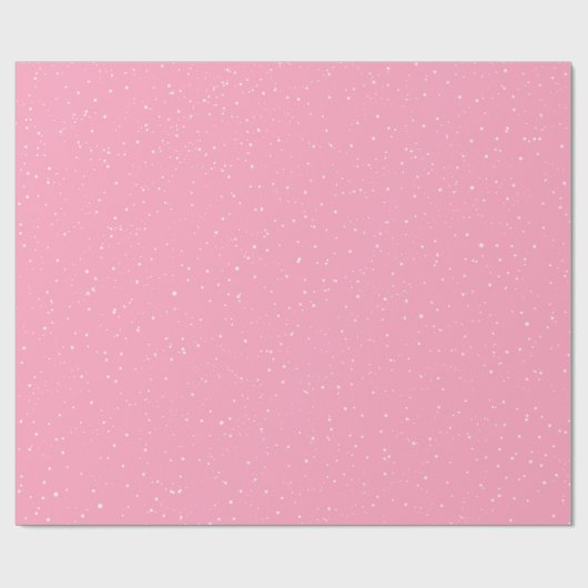 Winterschneeflocken pink geschenkpapier (Flach)