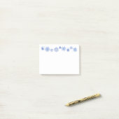 Winterschneeflocken post-it klebezettel (Auf Schreibtisch)