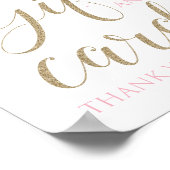 Winterschneeflocken Poster (Ecke)