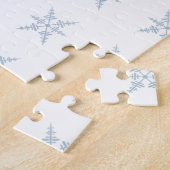 Winterschneeflocken Puzzle (Seite)
