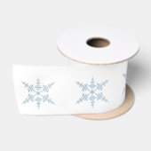 Winterschneeflocken Satinband (Spule)
