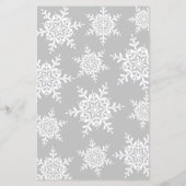 Winterschneeflocken Schnee in Liebe Brautparty (Rückseite)