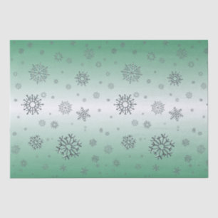 Winterschneeflocken Seidenpapier