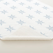 Winterschneeflocken Sherpadecke (3/4)