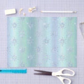 Winterschneeflocken strahlende Illustration Seidenpapier (Handwerk)