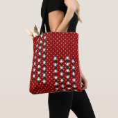 Winterschneeflocken Tasche (Von Nahem)