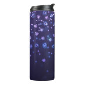 Winterschneeflocken Thermosbecher (Nach links gedreht)