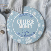 Winterschneeflocken Tips geschätzt | UNI Button (Beispiel)