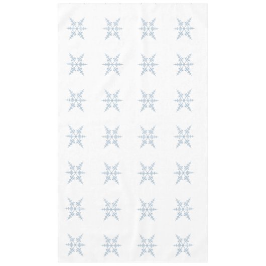 Winterschneeflocken Tischdecke (Vorderseite)