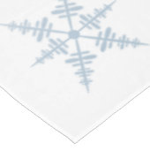 Winterschneeflocken Tischdecke (Schrägansicht)