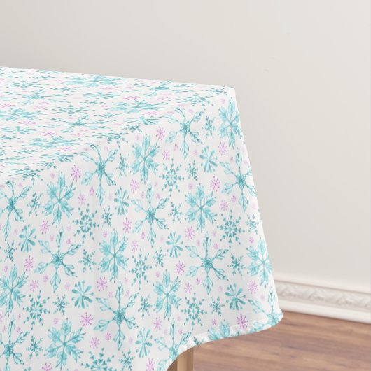 Winterschneeflocken Tischdecke (Beispiel)