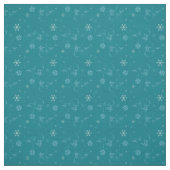 Winterschneeflocken und -Wirbel - Muster Stoff (Muster)