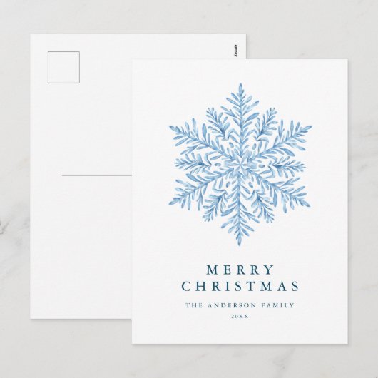 Winterschneeflocken Weihnachten (Vorne/Hinten)