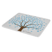 Winterschneeflockenbaum Schneidebrett (Ecke)