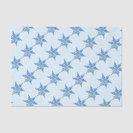 Winterschneeflockendesign für Weihnachten 3 Seidenpapier (Vorderseite)