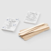 Winterschneeflockenhochzeit Fächer (Non-assembled)