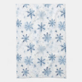 Winterschneeflockenmuster Geschirrtuch (Vertikal)