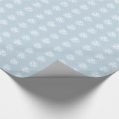 Winterschneeflockenpapier Geschenkpapier (Ecke)