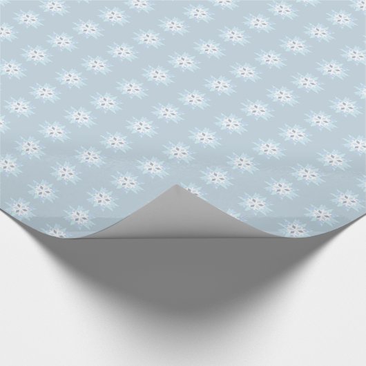 Winterschneeflockenpapier Geschenkpapier (Ecke)