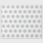 Winterschneeflockenpapier Geschenkpapier (Flach)