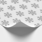 Winterschneeflockenpapier Geschenkpapier (Ecke)