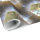 Winterschneeflöten Weihnachten Moderne Geschenkpapier (Rolleneckpunkt)