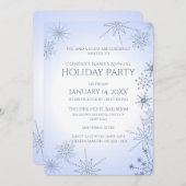 Winterschneeflottparty Einladung (Vorne/Hinten)