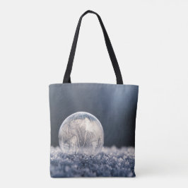 Winterschneegefrierblase Tasche