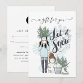 Winterschneegeschenk (Vorne/Hinten)