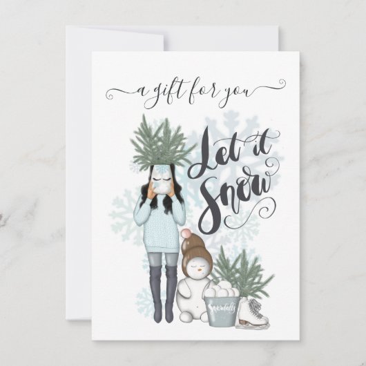 Winterschneegeschenk (Vorderseite)