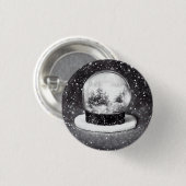Winterschneeglobe Button (Vorne & Hinten)