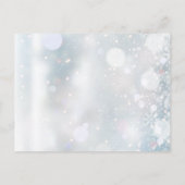 Winterschneegrün Taufe Einladung (Rückseite)