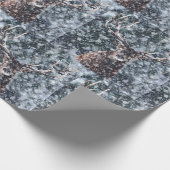 Winterschneehändler Geschenkpapier (Ecke)