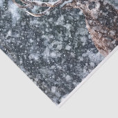 Winterschneehauber Seidenpapier (Ausschnitt)