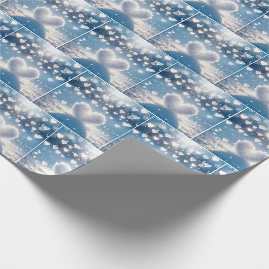 Winterschneehäute Geschenkpapier (Ecke)