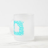 Winterschneeherz Kleine Mattierte Tasse (Vorderseite Links)