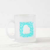 Winterschneeherz Kleine Mattierte Tasse (Links)