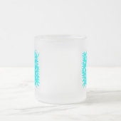 Winterschneeherz Kleine Mattierte Tasse (Mittel)