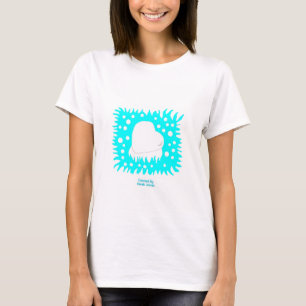 Winterschneeherz Weibliches Basic T-Shirt