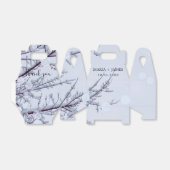 Winterschneehochzeit Geschenkschachtel (Ungefaltet)