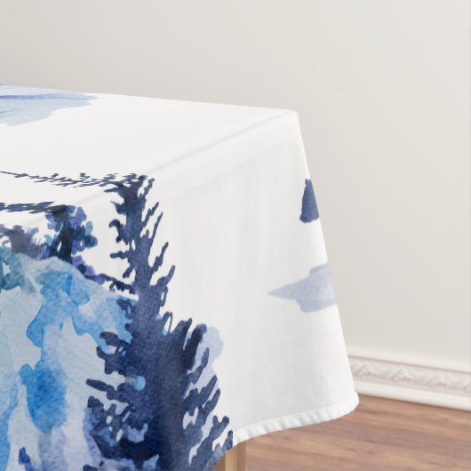 Winterschneehochzeit Tischdecke (Beispiel)