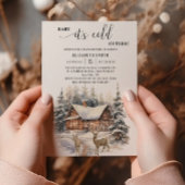 Winterschneejause Es ist kalte Außendusche Einladung